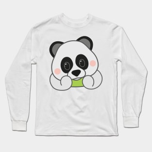 panda emoji fan art Long Sleeve T-Shirt